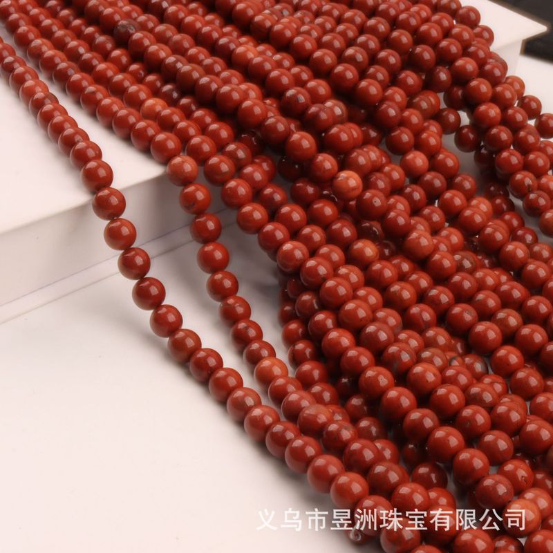 メーカー直販天然赤石散珠ブレスレットネックレス手作りdiy半製品アクセサリー|undefined