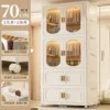 70 face width and 2 layers of hanging wardrobe+2 layer folding box [sending rack]