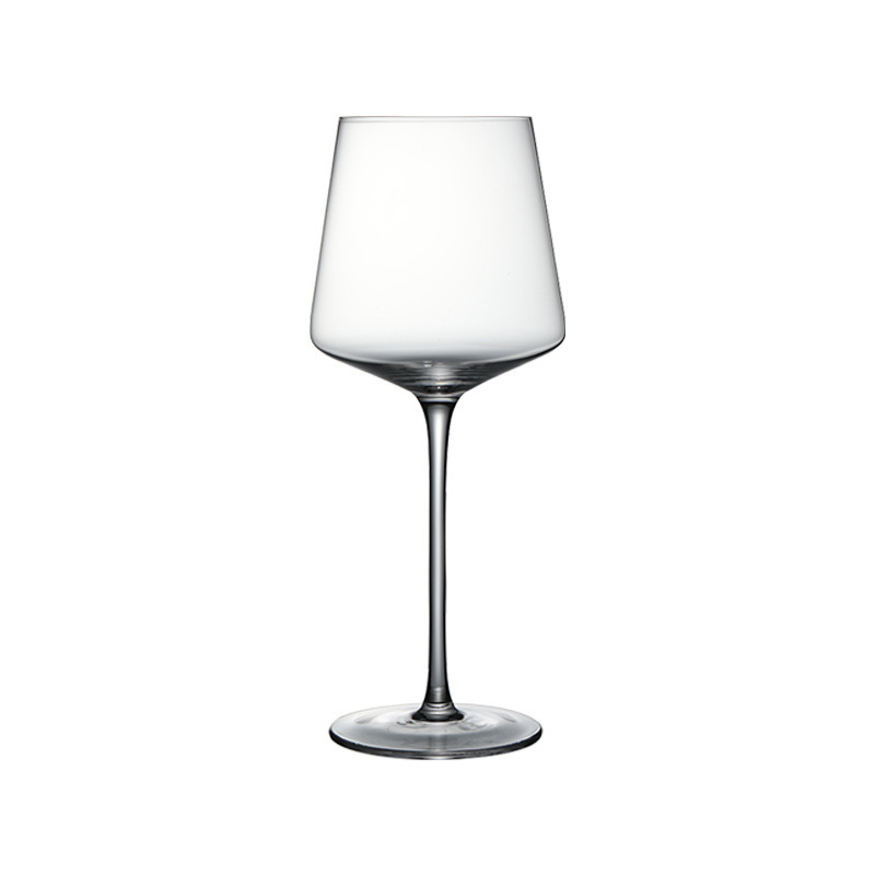 Vaso de vino de bordeaux transparente de lujo ligero mesa de boda copa de alto pie soplado artificialmente sin plomo
