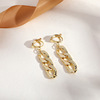 Advanced ear clips with tassels, high quality retro earrings, no pierced ears, light luxury style, wholesale