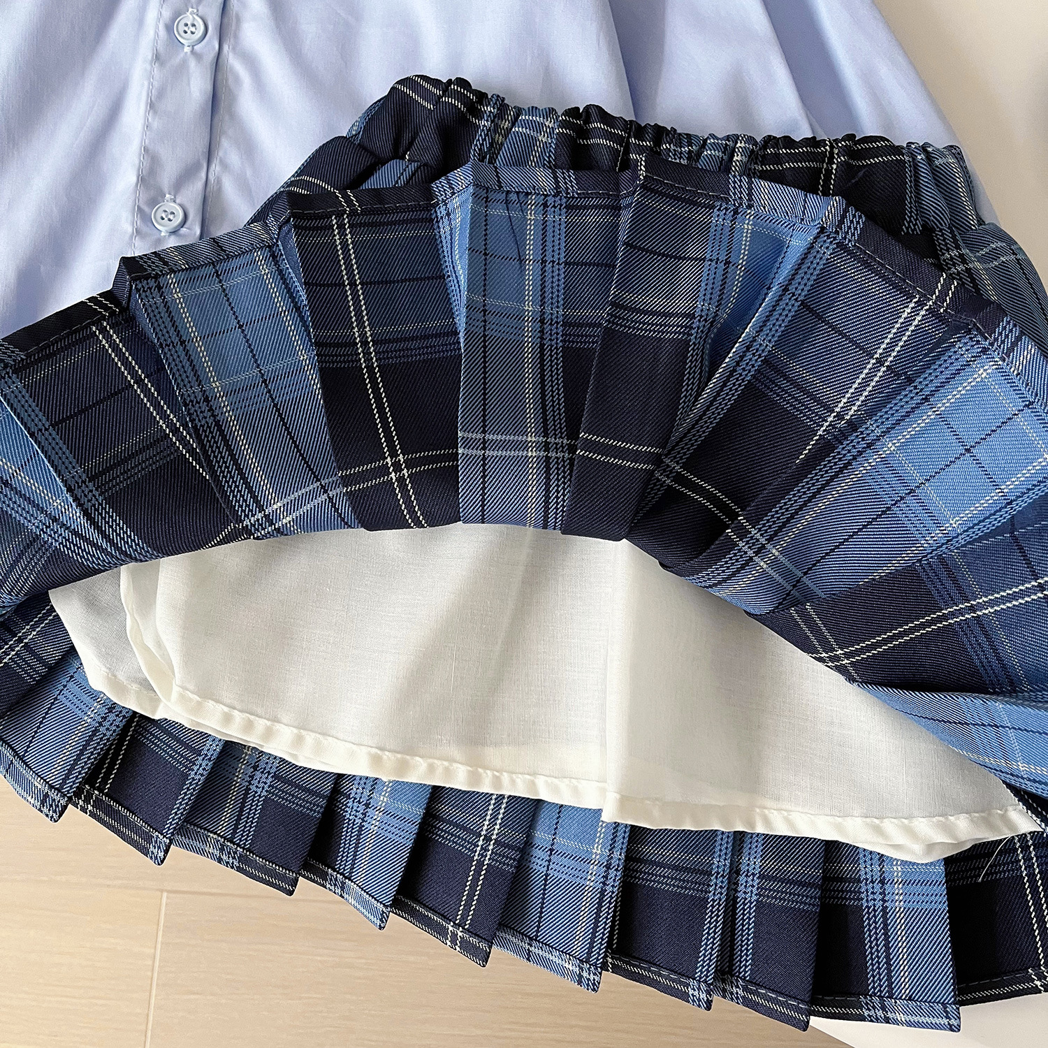 Girl 2024 New College Style Rabbit Police Officer Clothes JK Children's Skirt Stylish 3-Piece Set 67597_voghion.com