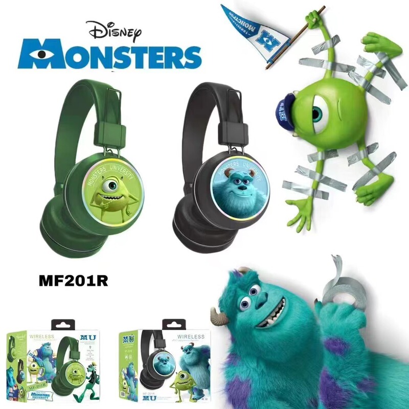 Cross-border new MF-201 series creative cartoon children's students headset Bluetooth headset stereo