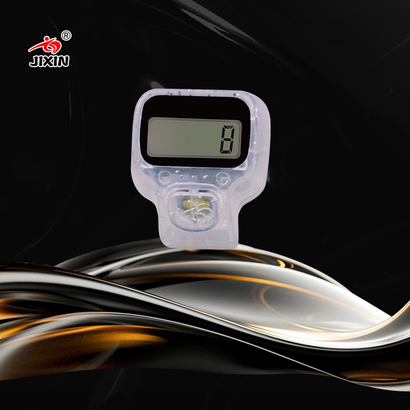 LED灯带100整闪灯提示手指计数器 指环按键计时器 学生商务计数器