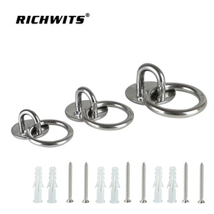 Hammock Hanging Fixing Plate Swing Hook Accessories Cross-Border Ready Stock Marine Hardware with Ring Round Door Buckle