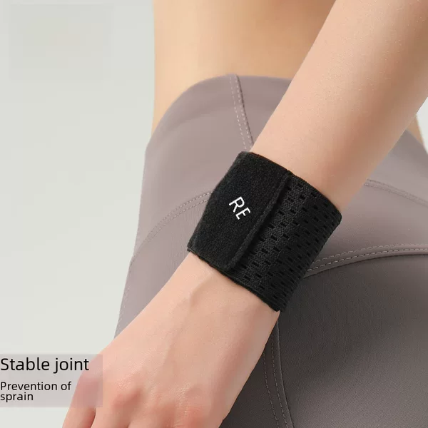 Summer Sports Wrist Wrist Winding Pressurized Men's and Women's Fitness Outdoor Riding Anti-Sprain Wrist Band Breathable Thin HW16