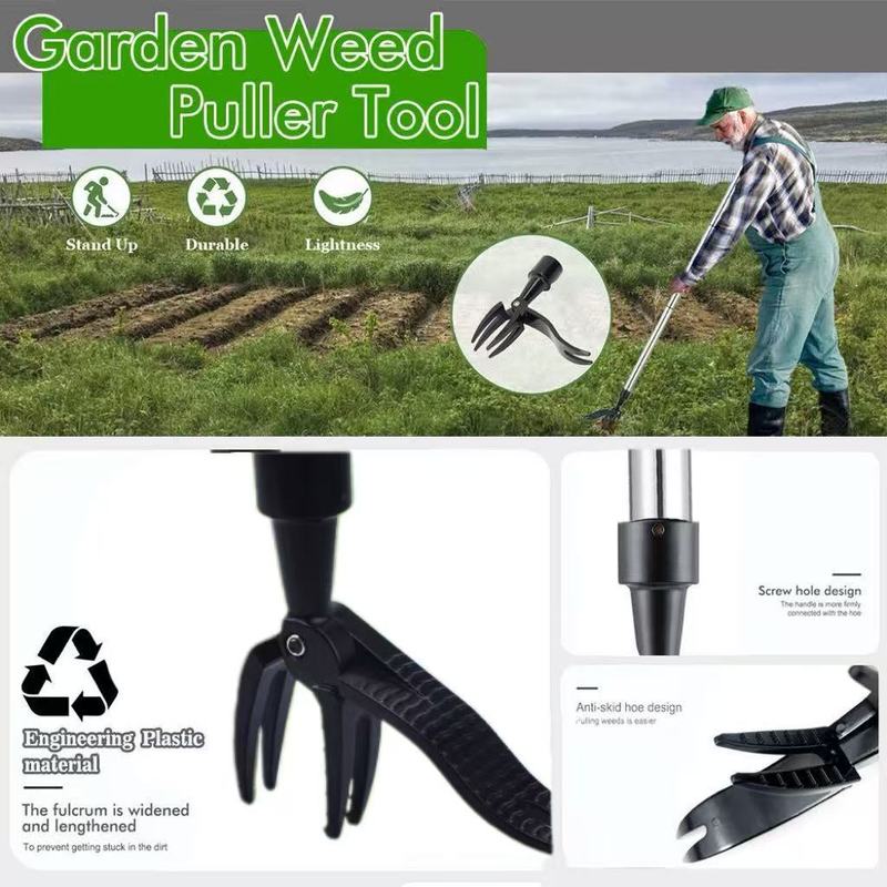 跨境园林工具站立式除草器手动拔草器可拆卸除杂草挖野菜拔草器|undefined