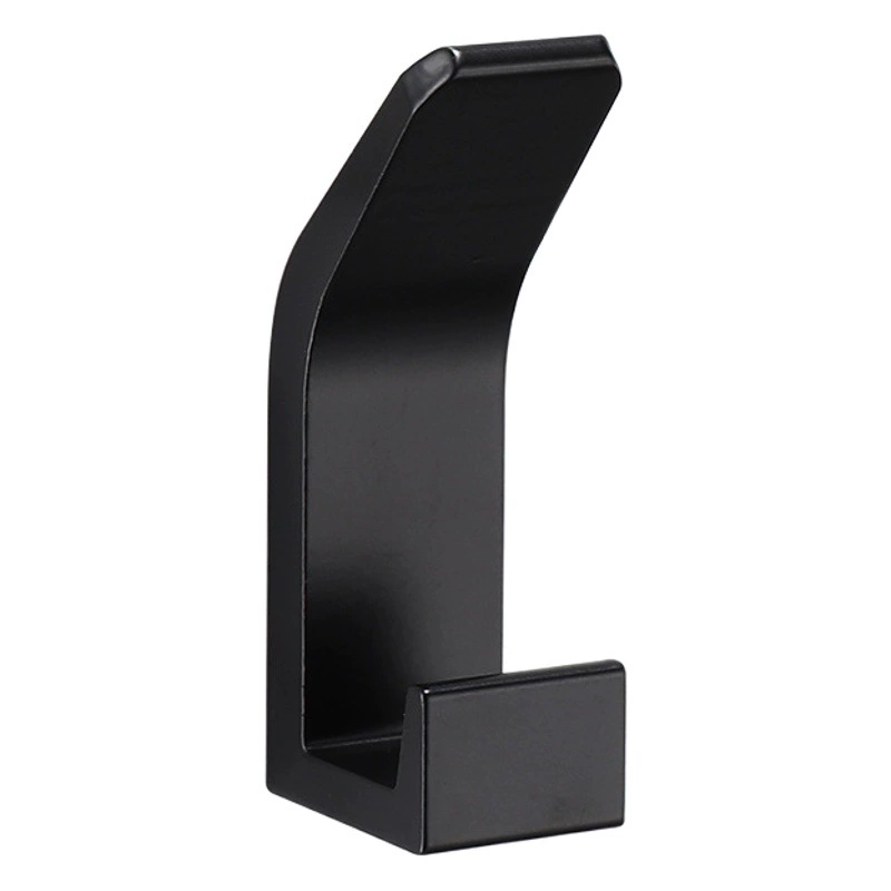 Белый утолщенный крючок без перфорации черный пространство для ванной алюминиевый крючок Балконный настенный дверной крючок