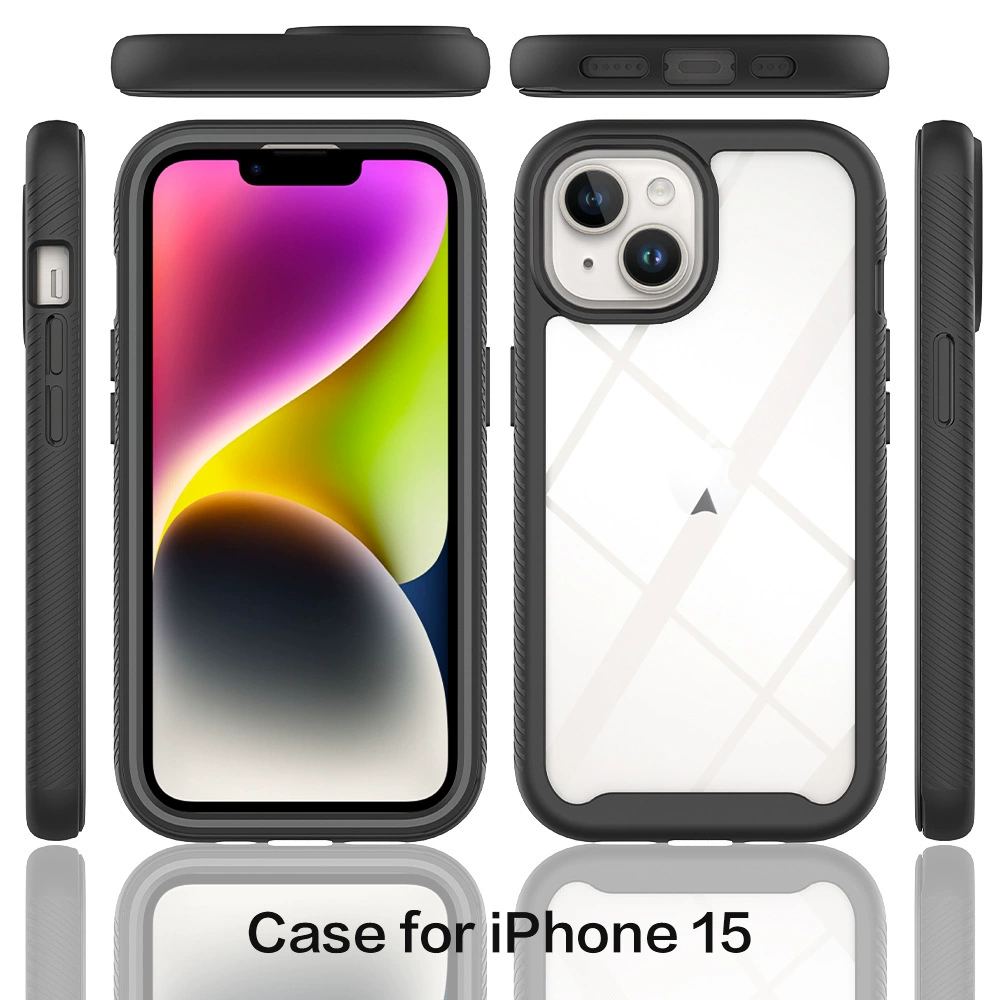 Apple совместимый iPhone 15 защитный чехол от пыли, воды и ударов, защитный чехол, 2 в 1, противоударный