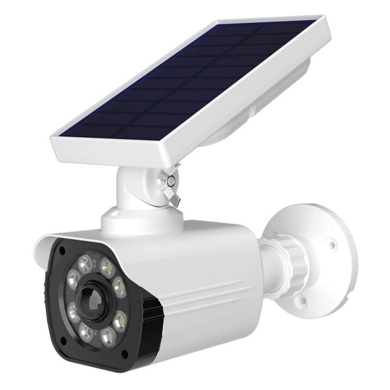 太陽エネルギーの壁の明かりのシミュレーションの監視カメラの人体の感応の庭の明かりの花園のサーチライトのカメラの明かり