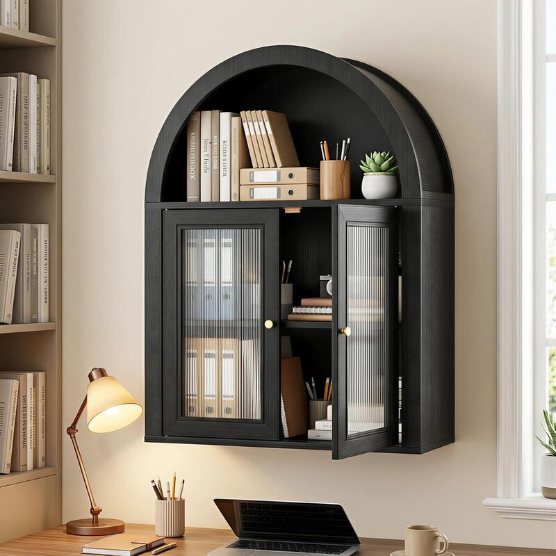 Customized Arch-Shaped Multifunctional Storage Rack, Multi-Layer Wall-Mounted Bathroom Cabinet, Kitchen Cabinet, Wall Storage Cabinet Available on Amazon