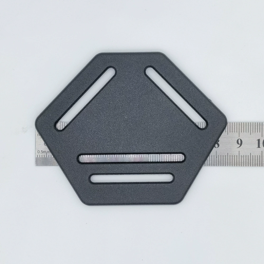 Четырехполосная пряжка 35 мм/38 мм универсальная пластиковая треугольная пряжка один дюйм полукровка регулировки ремешка