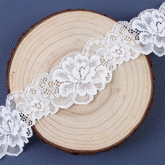 White elastic lace edge Jersey lace edge Loli skirt edge lace trimming Factory