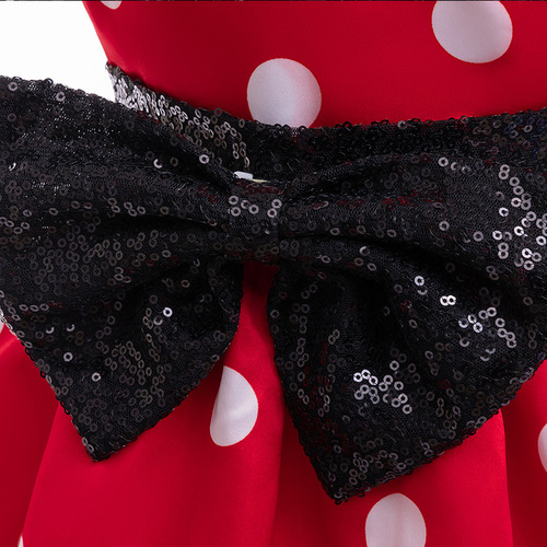 Fashionable cosplay Minnie princess dress for girls, performance dress, party attire, and dress for gatherings