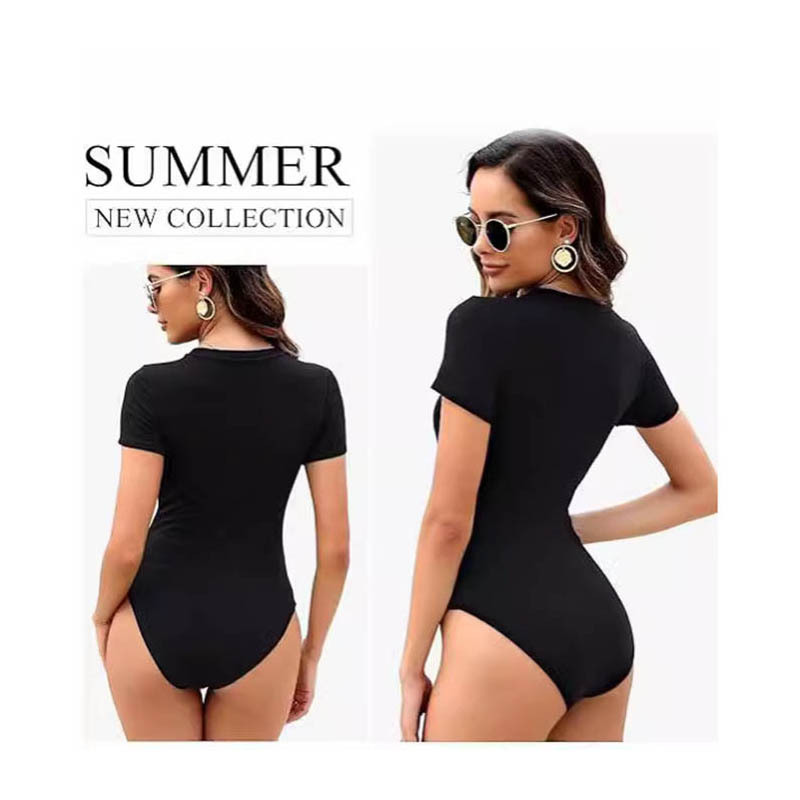 2026 Cross-Border European and American Style One-Piece Outfit Set, Sexy and Comfortable Milk Silk Bodysuit for Women, Slightly Stretchy