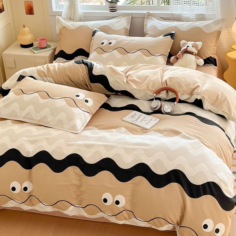 Cubierta de edredón de algodón para niños de una sola pieza 120x150x200cm Niños de jardín de infantes Coche de algodón funda de edredón para un solo niño