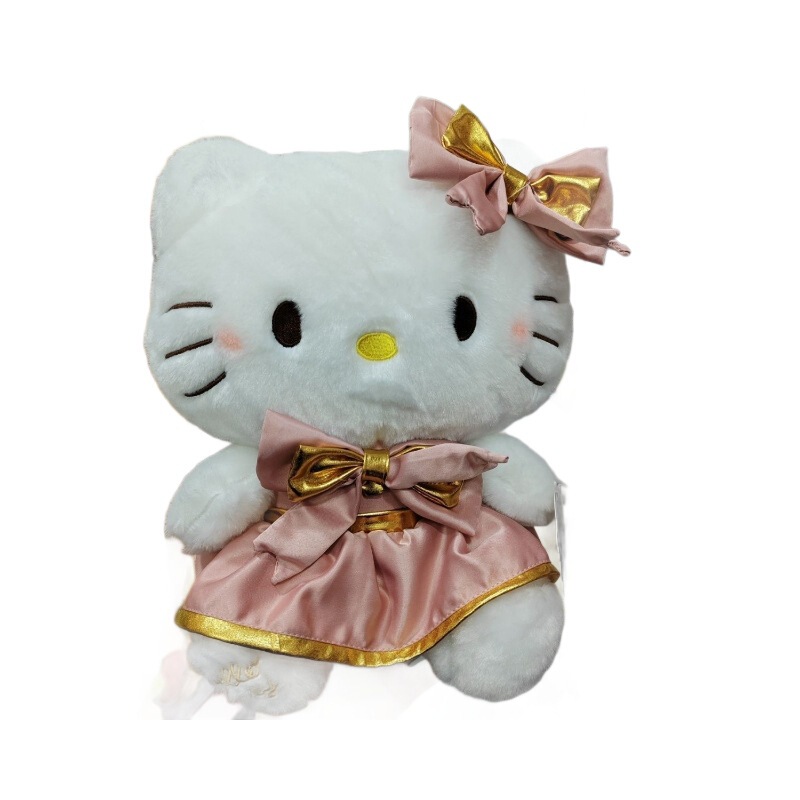 かわいいkt猫ぬいぐるみ人形ケイティ猫人形ピンクスカートkt猫人形誕生日プレゼント女の子|undefined