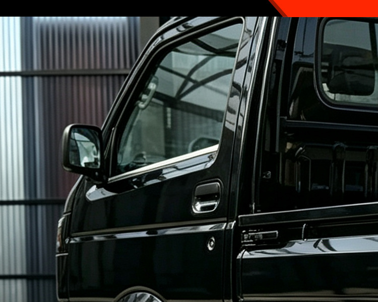 Suitable for Suzuki 26 CARRY modified car window lower edge stainless steel decorative trim car exterior accessories