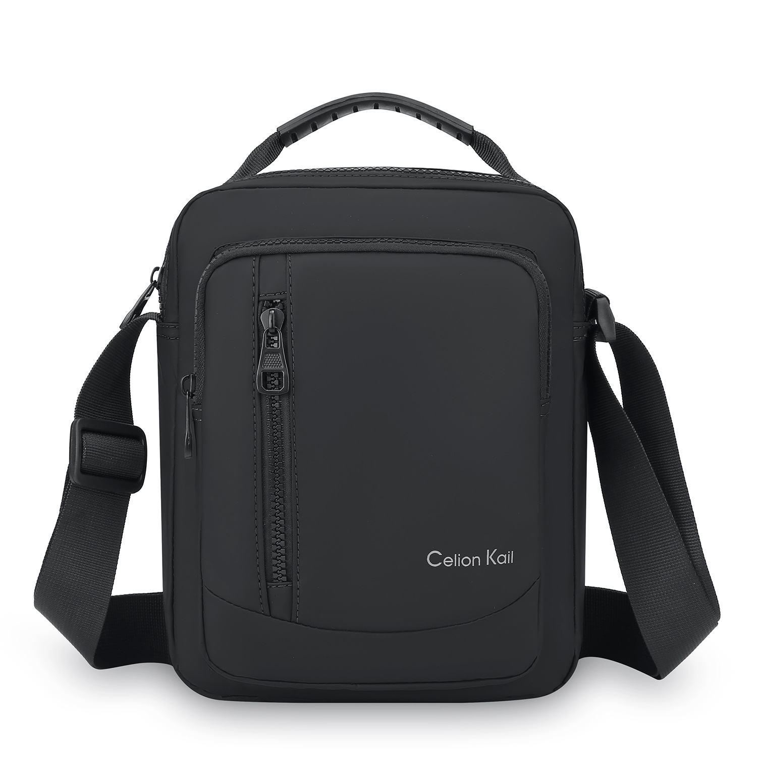 Bolso pequeño para hombre 2025 nuevo bandolera de un solo hombro mini pequeña cremallera multicapa casual moda todo fósforo pequeño bolso de hombro