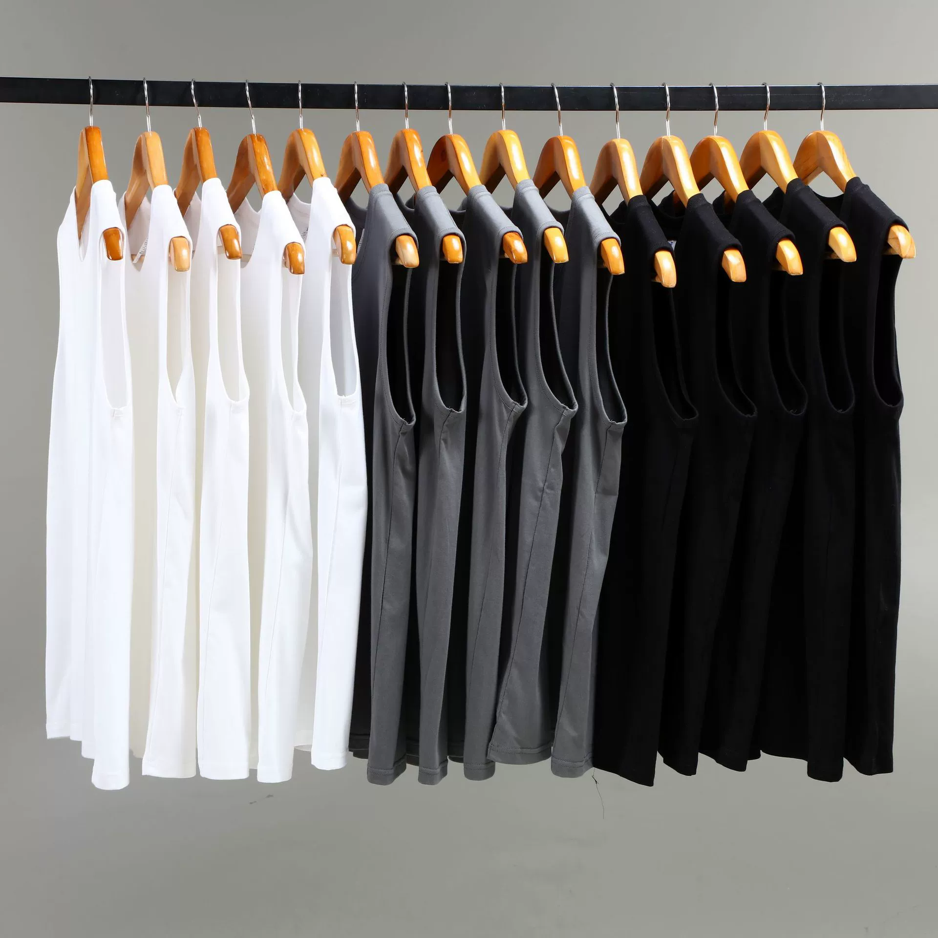 230 г японская Тяжелая бесшовная футболка из чистого хлопка, летняя Базовая футболка с широким плечом и маленьким вырезом, однотонная свободная Мужская и женская футболка-жилет