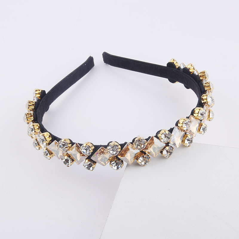 Fashion Diamond-studded Geometric Colorful Headband display picture 6