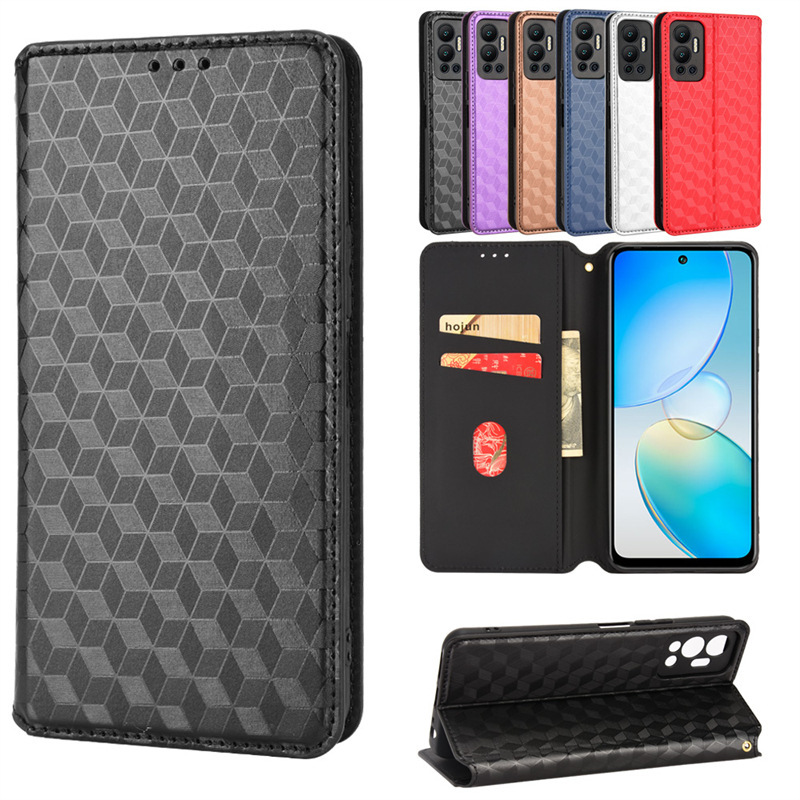 Applicable voice Infinix Hot 12 mobile phone leather case flip X6817 mobile phone case magnetic card wallet