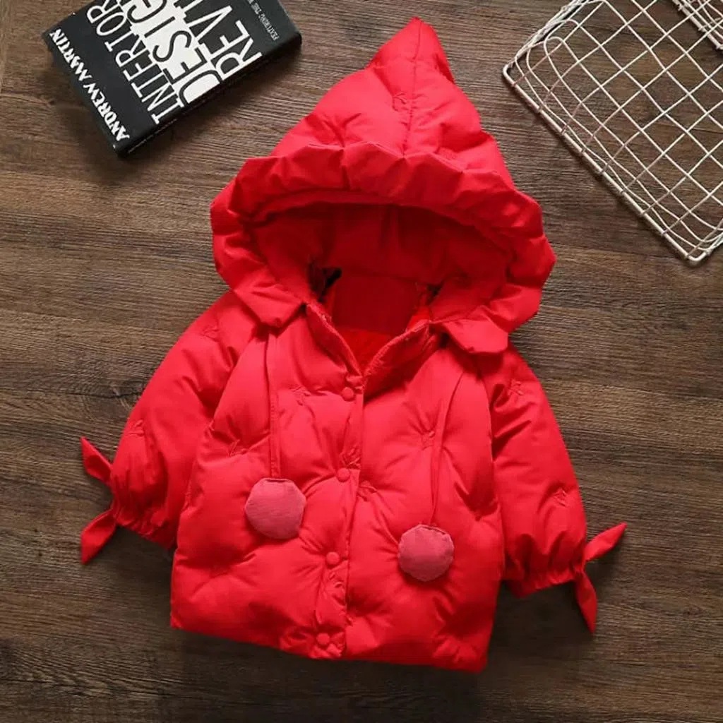 Children's demi-season down jacket girl's