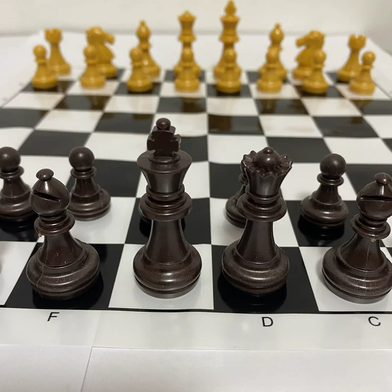 Plastic chess, set, 49mm, 90 gram