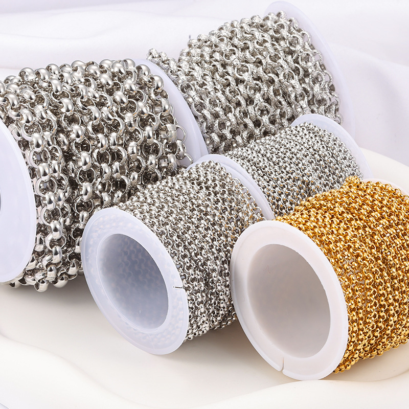 1m, 9mm Jewelry Making Size Pearl Inlay Material DIY Jewelry Accessories, Bracelets, Necklace Classification 1 Piece Quantity 1 Piece Solid Color DIY Jewelry Accessories Bracelets Necklace 304 Stainless Steel Tassel Pearl Basic Simple Style Classic Style DIY Jewelry Accessories Bracelets Necklace