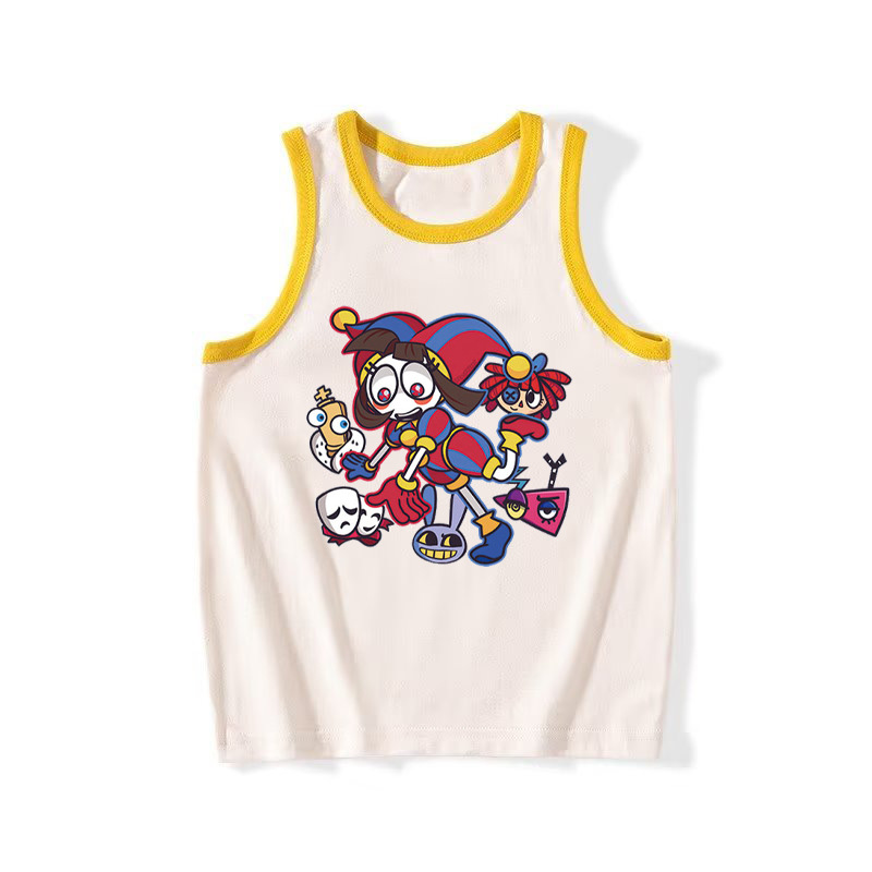 Pamni Clothing Magical Number Circus Surroundings Children Unisex Tank Top Cartoon Pattern Amazon