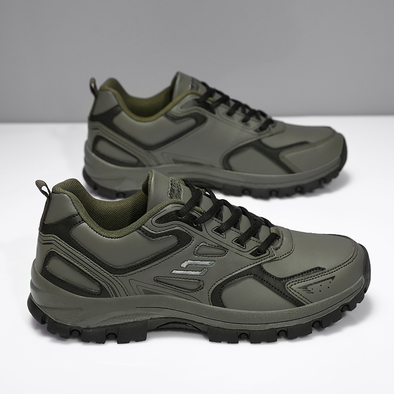 Zapatos casuales cálidos de color sólido de la parte superior baja zapatos antideslizantes al aire libre de pareja transfronteriza más tamaño con cordones zapatos deportivos de moda para caminar