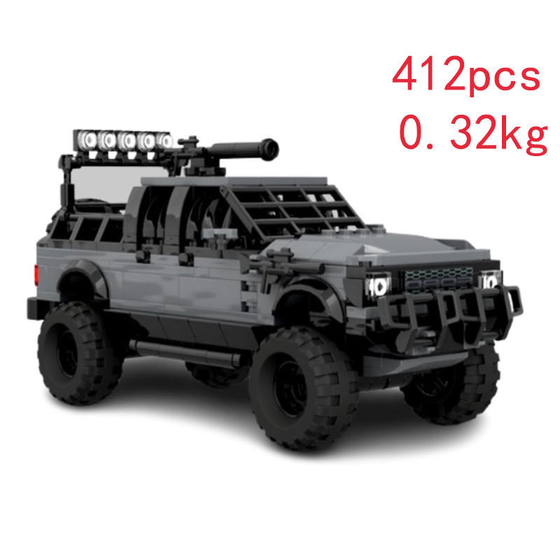 Brinquedo educativo de montar em blocos MOC-170780, modelo de carro/veículo, com peças pequenas, disponível em estoque e com grande procura internacional._voghion.com