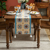 Cross -border table flag TABLE RUNNER Bohemian wind long cloth thermal insulation tea table cushion tea flag coffee table flag