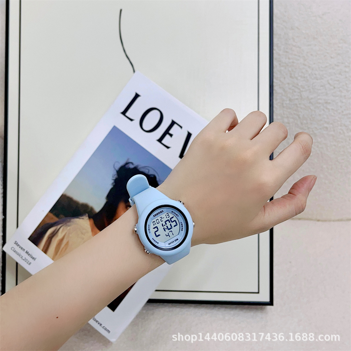 Nuevo reloj estudiante reloj electrónico tendencia juvenil multi-funcional Universal deportes silicona reloj electrónico ventas directas de la fábrica