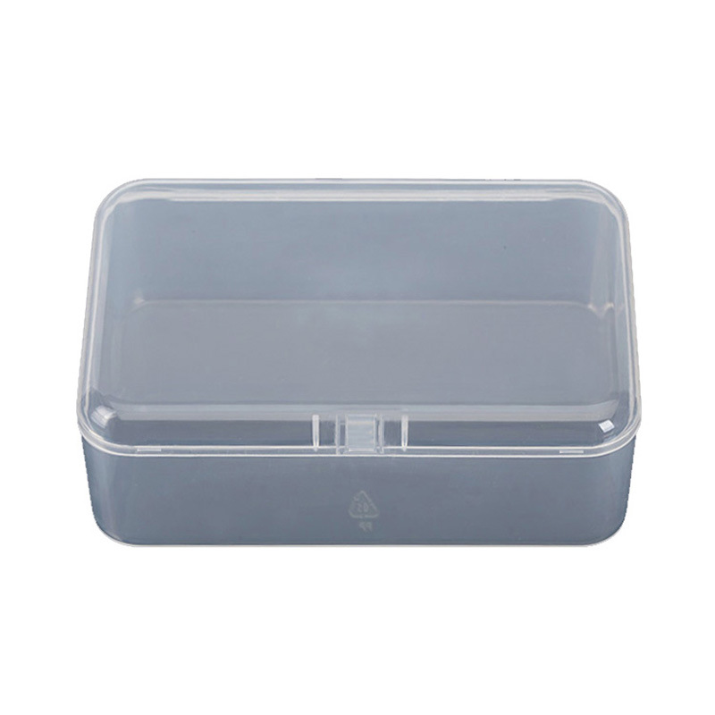 Rectangular PP caja de plástico caja pequeña caja de plástico transparente caja de almacenamiento de piezas caja de elemento con tapa R674