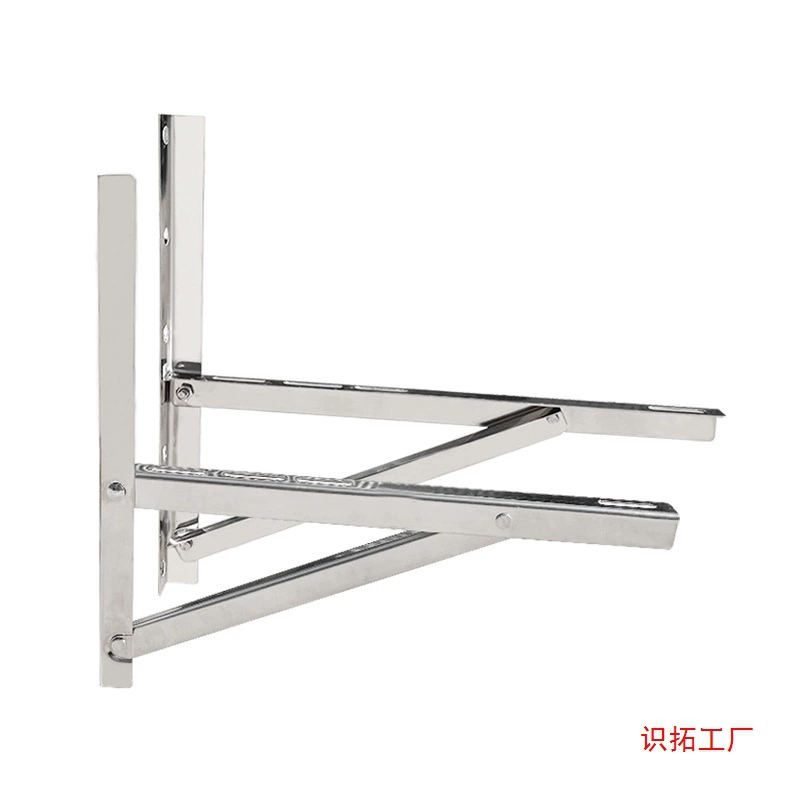 Кронштейн для наружного блока кондиционера из нержавеющей стали, оцинкованная полка для кондиционера, кронштейн для наружного блока, утолщенная подвесная стойка, стойка для кондиционера, наружный блок оптом