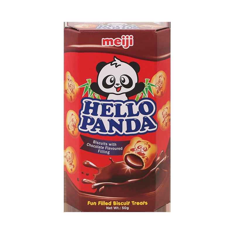 Сингапурский импортный снекас Meiji/Meiji панда рисунок сендвич печенье дети успокаивающее повседневное 50г