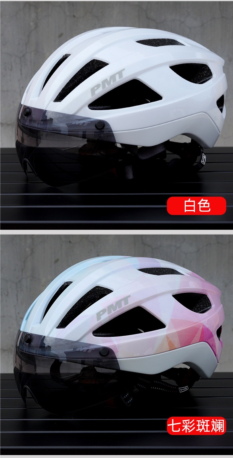 PMT GOLF Cycling Helmet with Magnetic Visor, Color-Changing Mountain Road Bike Safety Helmet for Men and Women