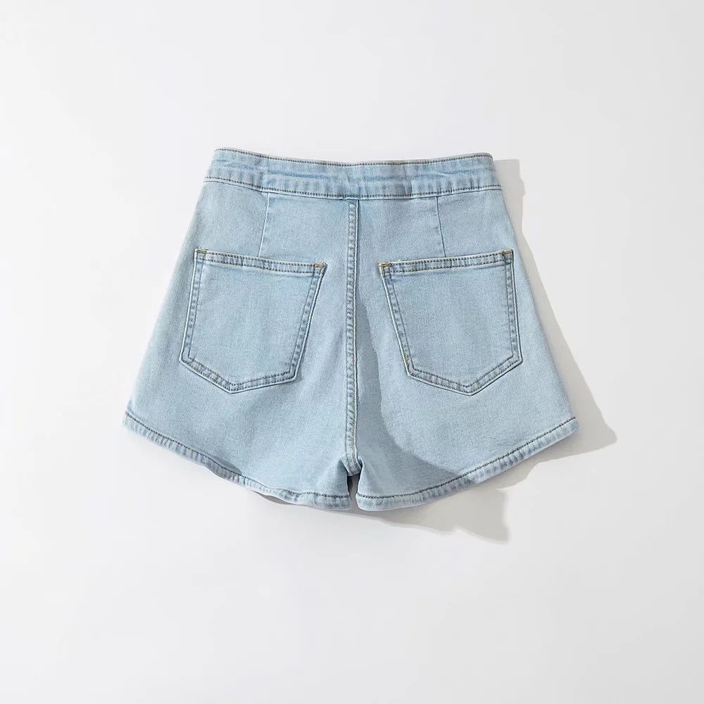 Women's Daily Streetwear Solid Color Shorts Washed Jeans display picture 12