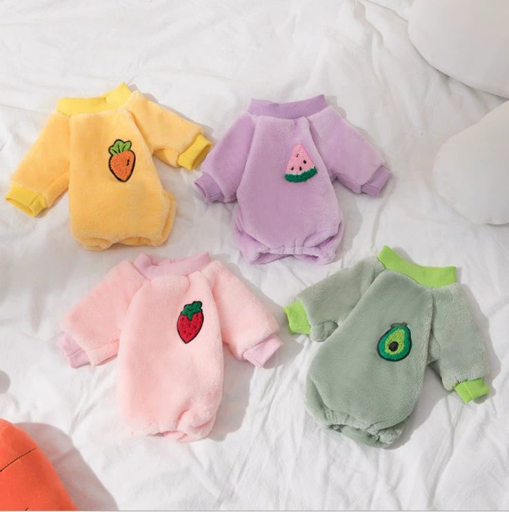 Четырехногая флисовая одежда для щенков весна и осень Тедди осенняя и зимняя одежда, чем медведь Бомеи Кошка маленькая собака домашнее животное осенняя одежда