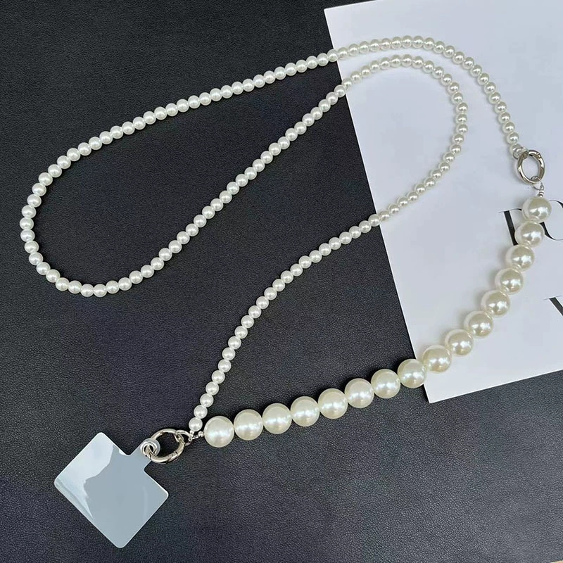 Mobile phone, long strap, shoulder bag, chain, handheld beaded bracelet, universal pad, three-in-one