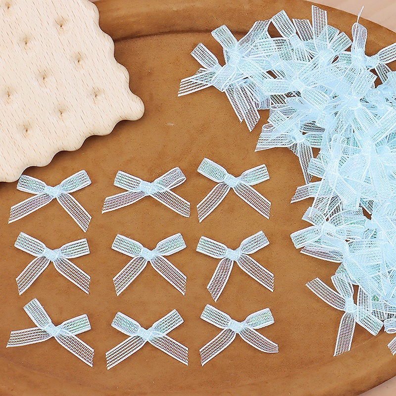 라이트 블루*3*3.5CM 손으로 매듭지은