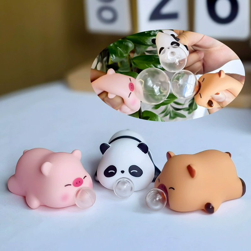 Игрушка-сквиш «Капибара» для снятия стресса с функцией выдувания пузырей, для девочек, мяч для снятия напряжения, волшебный инструмент для снижения стресса, плюшевая игрушка «Капибара»