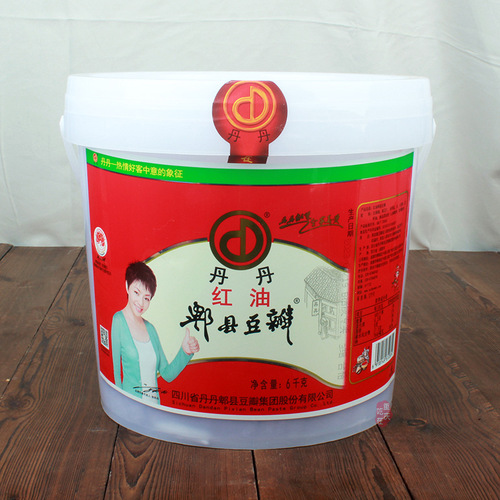 Dandan red oil Pixian bean paste 12 pounds whole box authentic Sichuan household stir-fry wholesale seasoning catering commercial use