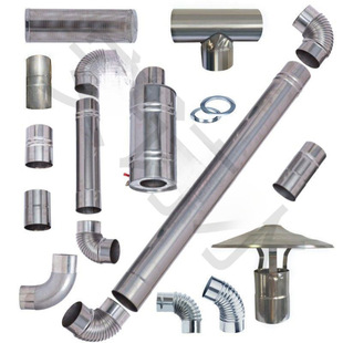 Stainless Steel Stove Chimney Elbow for Rural Heating Stove Smoke Exhaust Pipe Thickened Household Firewood Stove Pipe