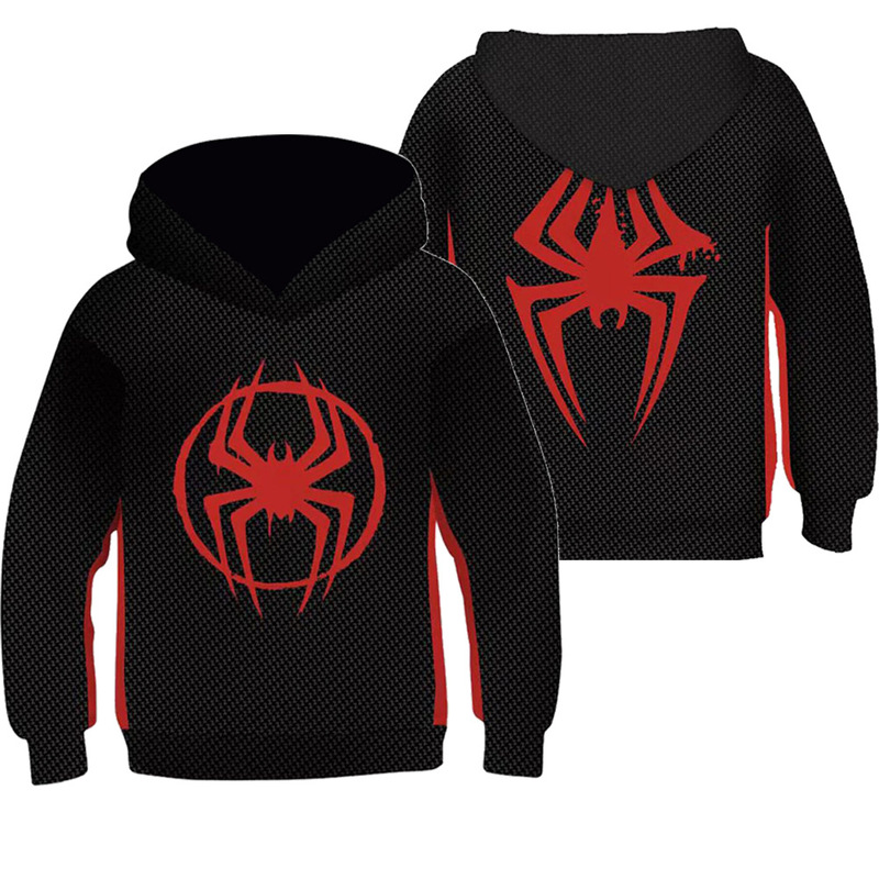 2023 new parallel universe 2 Steel Venom anime 3D sweater miles cos Gwen children's clothing