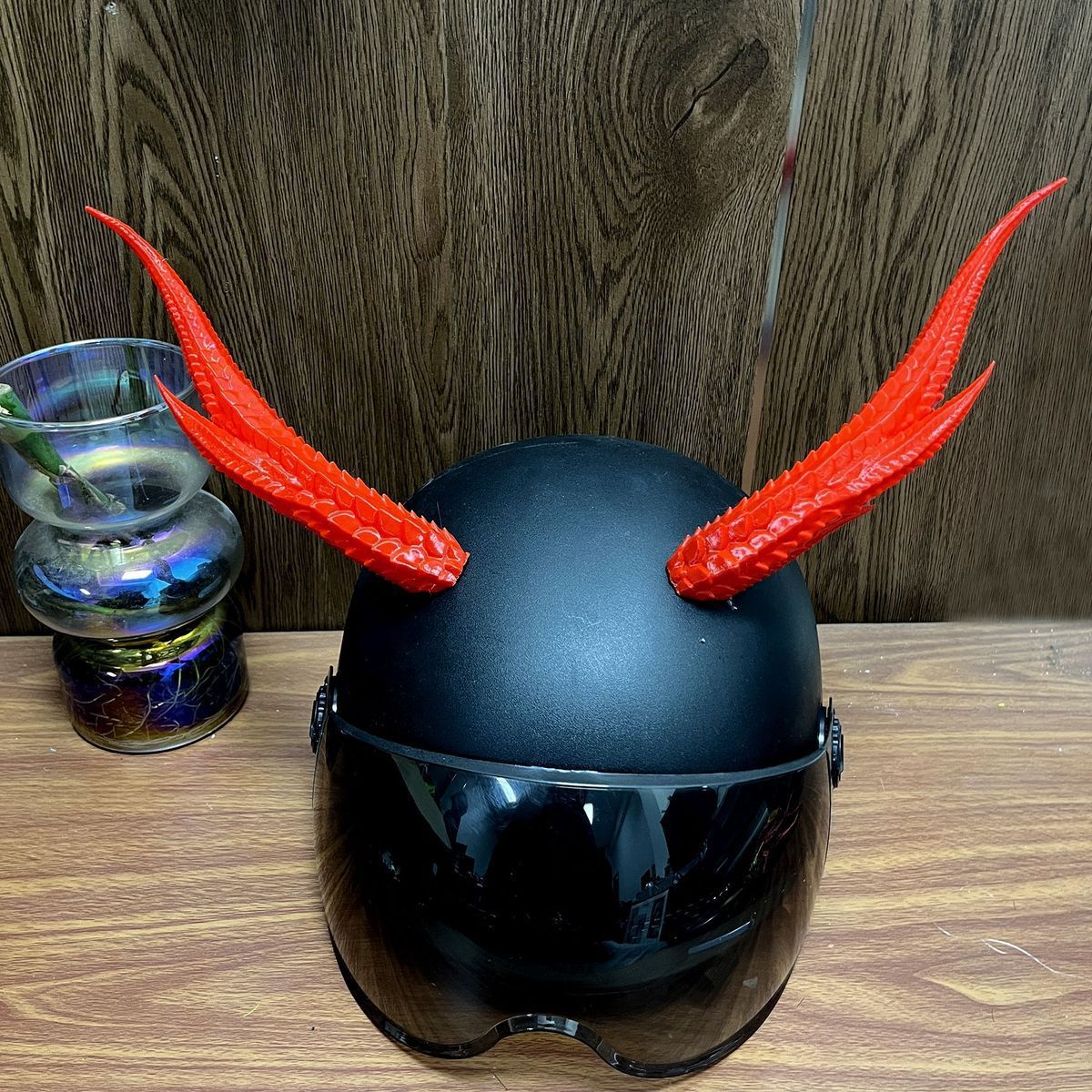 New Style Takeaway Rider Decorations Motorcycle Helmet Accessories Cool Helmet Horns Devil Dragon Horns 3D Ornaments