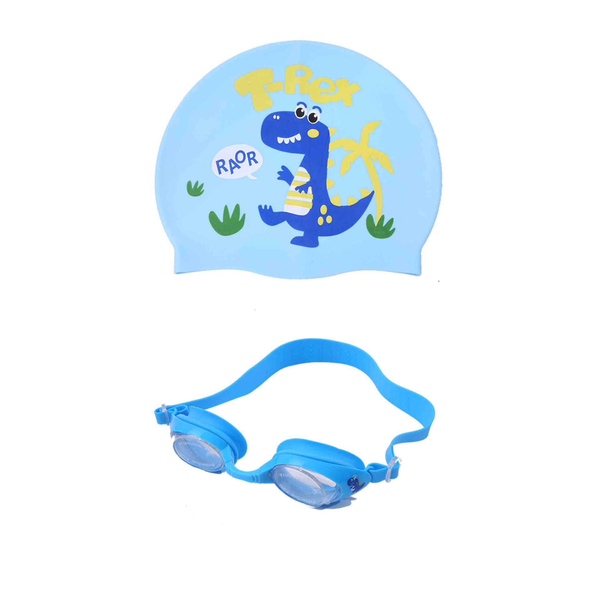 Gorro de baño de dibujos animados de silicona para niños, cabello largo para niñas, protección para los oídos impermeable, sin estrangulamiento, lindo gorro de natación, equipo de natación