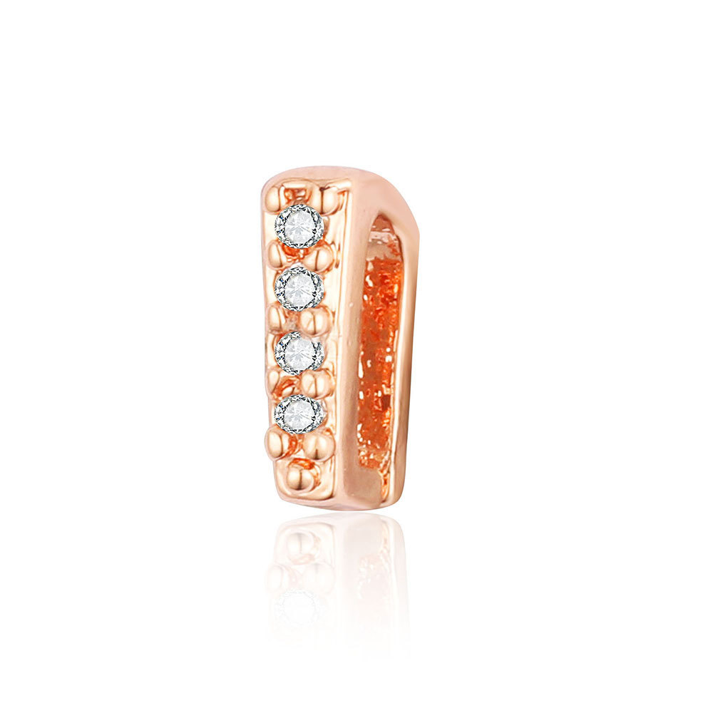 1 Piece Copper Zircon Geometric Jewelry Buckle Simple Style display picture 5