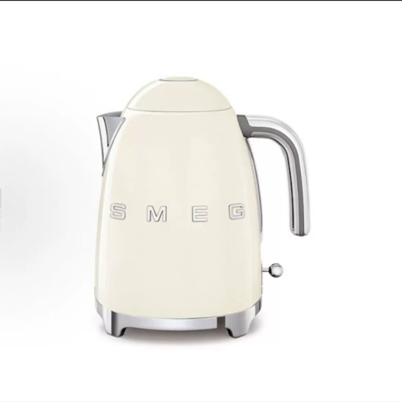 Smeg Kfl03 Electric Retro Kettle for Home Use, Integrated Tea Brewing and Automatic Shut-Off Kettle