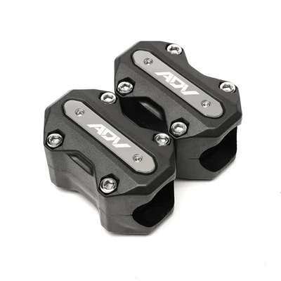 Suitable for Honda Adv150: Motorcycle bumper - gray-size-m-pair-standard